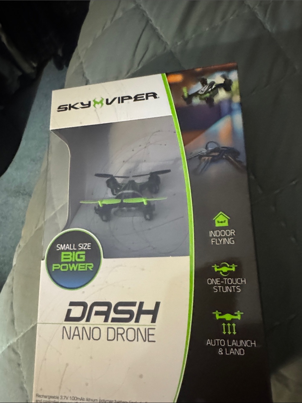 Sky Viper Dash Nano Drone - Black & Neon Green
